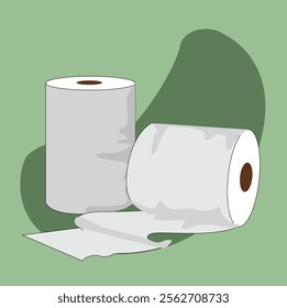 toilet tissue.Toilet paper roll for bathroom and restroom, white soft kitchen towels 