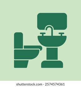 Toilet trendy creative gorgeous abstract vector illustration colorful useful design.eps
