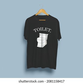 Toilette mit Vektordesign.