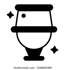 Diseño vectorial del inodoro