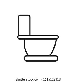 toilet vector icon