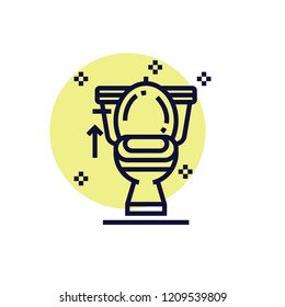 Toilet vector icon