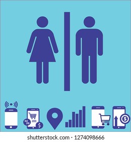 toilet vector icon