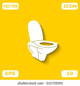 Toilet vector icon