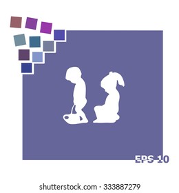 Toilet vector icon.