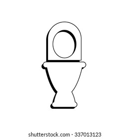 Toilet - vector icon