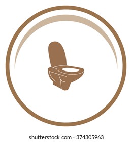 Toilet vector icon.