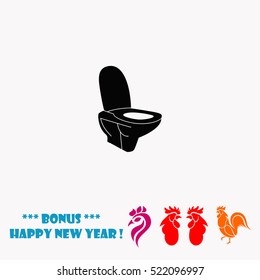 Toilet vector icon