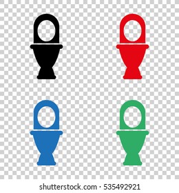 Toilet -  vector icon