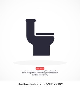 toilet vector icon