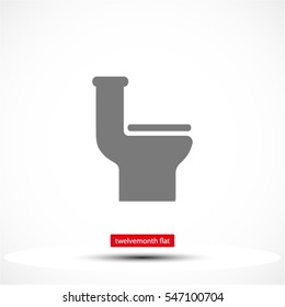 toilet vector icon