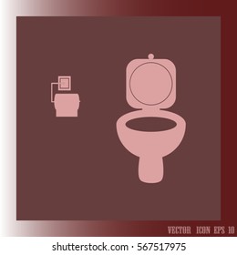 toilet vector icon