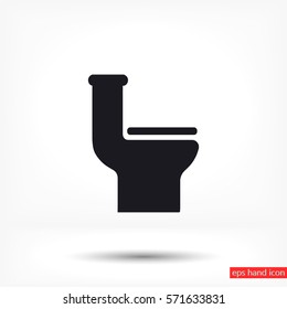 toilet vector icon