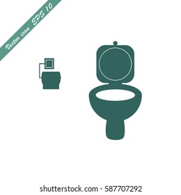 toilet vector icon