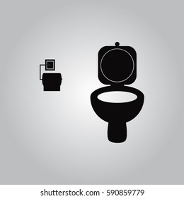 toilet vector icon