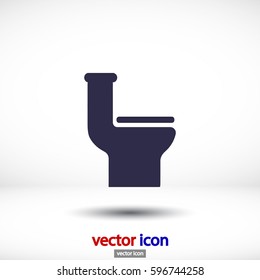 toilet vector icon