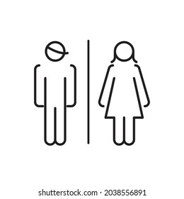 Diseño de iconos vectoriales de inodoros aislados en fondo blanco