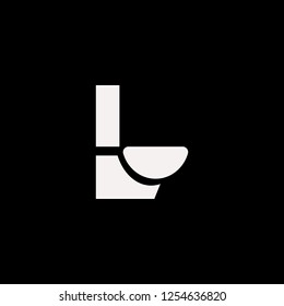 toilet vector icon. flat toilet design. toilet illustration for graphic 