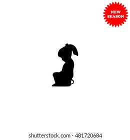 Toilet vector icon isolated on white background.