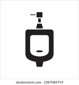 toilet vector icon line new