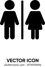 Toilet vector icon. Modern, simple flat vector illustration for website or mobile app. Toilet symbol, logo illustration. Pixel perfect vector graphics