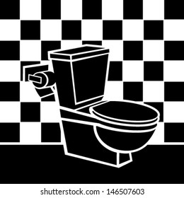 toilet vector illustration