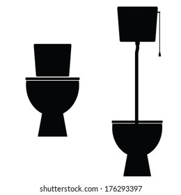 toilet vector illustration