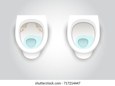 Toilet, vector illustration