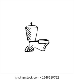 toilet vector sketch