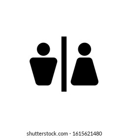 Toilet, wc, bath icon. Simple bathroom icons for ui and ux, website or mobile application