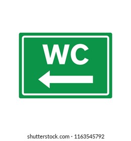 toilet - wc - restroom - gender sign vector
