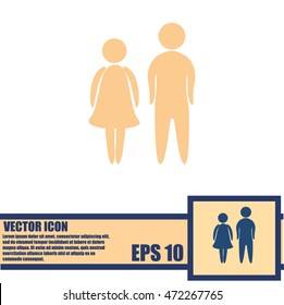 Toilet, wc, restroom icon