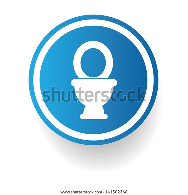 Toilet Zone Signvector Stock Vector (Royalty Free) 141502366 Shutterstock