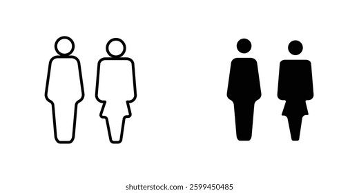 Toileticons for ui. vector illustration