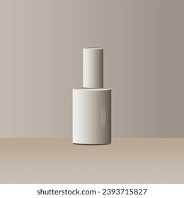Toiletries and Healthcare Container Product Packaging Mock up