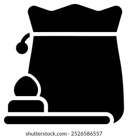 toiletries icon with glyph style. Suitable for website design, logo, app and UI. Based on the size of the icon in general, so it can be reduced.