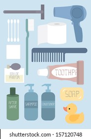 toiletry vector/illustration 