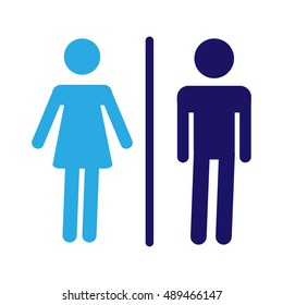 Toilets vector icon