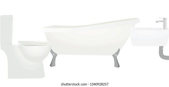 Toilette. vector illustration