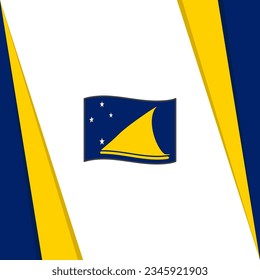 Tokelau Flag Abstract Background Design Template. Tokelau Independence Day Banner Social Media Post. Tokelau Flag