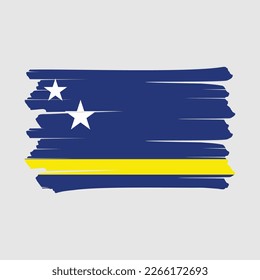 Ilustración del vector del pincel de bandera de Tokelau