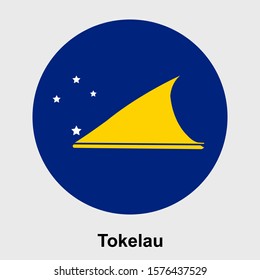 Tokelau flag icon isolated vector illustration