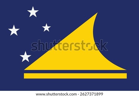 Tokelau Flag Vector Icon Design
