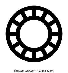 token chips coin icon for web mobile app for any purpose presentation