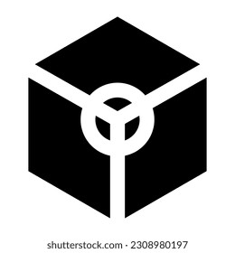 Token icon vector illustration isolated on white background. High quality black style vector icons