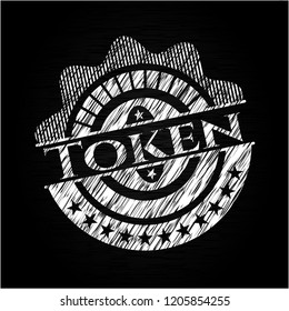 Token on blackboard