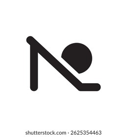 Token Sliding Down Shaft Filled Icon