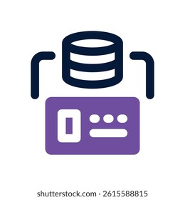 tokenization dual tone icon. Sleek and modern vector icon for websites, mobile apps, marketing materials, and corporate design. Fully scalable and ready to use.