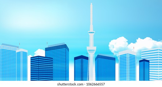 Tokyo Building building Background