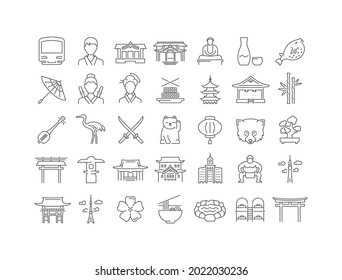Tokyo. Collection of perfectly thin icons for web design, app, and the most modern projects. The kit of signs for category Countries and Cities.